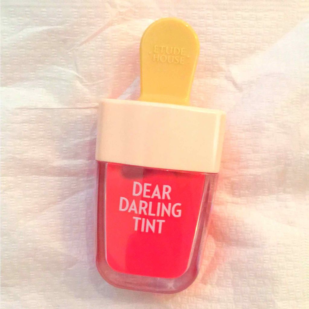 ディアダーリン ウォータージェルティント (アイスティント)/ETUDE/口紅を使ったクチコミ(1枚目)