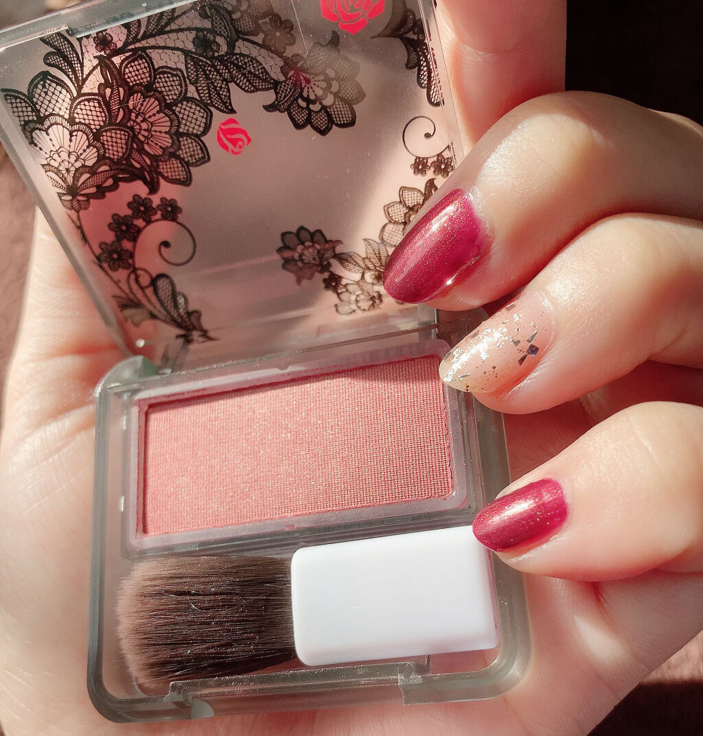 パウダー チーク/ちふれ/パウダーチークを使ったクチコミ（3枚目）