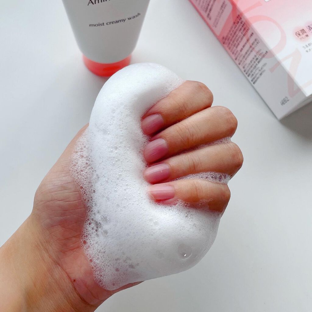 アミノモイスト モイストクリーミィ ウォッシュ/ミノン/洗顔フォームを使ったクチコミ(5枚目)