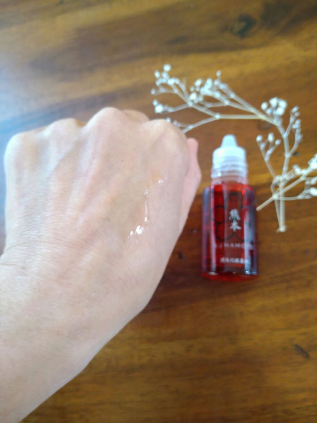 潤馬化粧養油/KUMAMOTO/フェイスオイルを使ったクチコミ（2枚目）