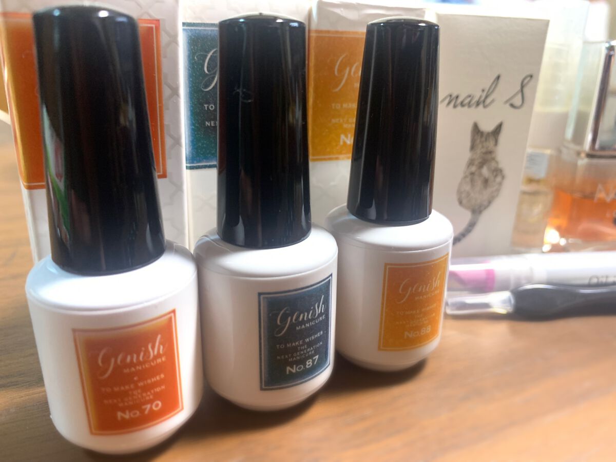 ジーニッシュ No.87 DA VINCI ダヴィンチ/ジーニッシュマニキュア/マニキュアを使ったクチコミ（2枚目）