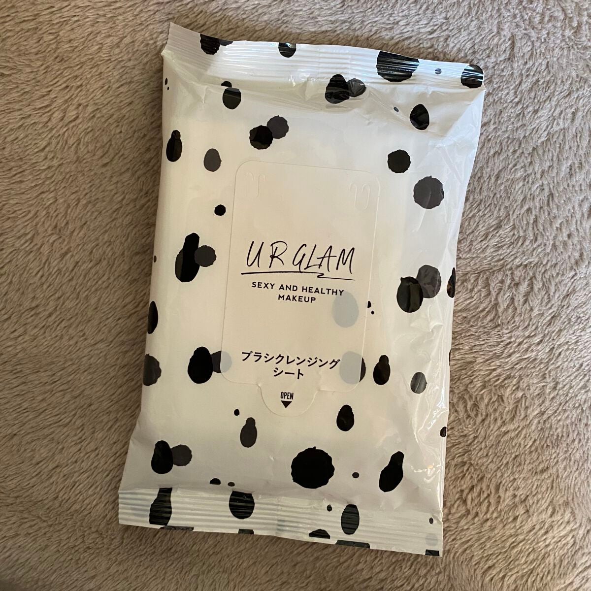 ブラシクレンジングシート/U R GLAM/その他を使ったクチコミ(1枚目)