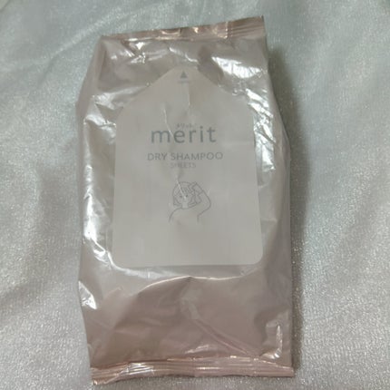 メリット ドライシャンプーシート さらっと髪まとまるタイプ/メリット/ドライシャンプーを使ったクチコミ(1枚目)