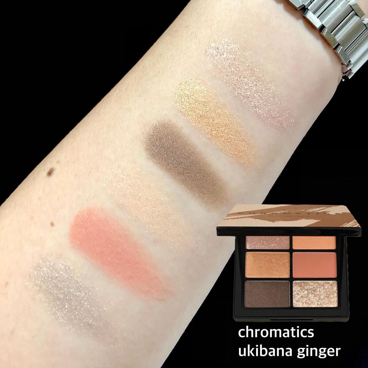 クロマティックス ウキバナジンジャー/shu uemura/アイシャドウパレットを使ったクチコミ(3枚目)