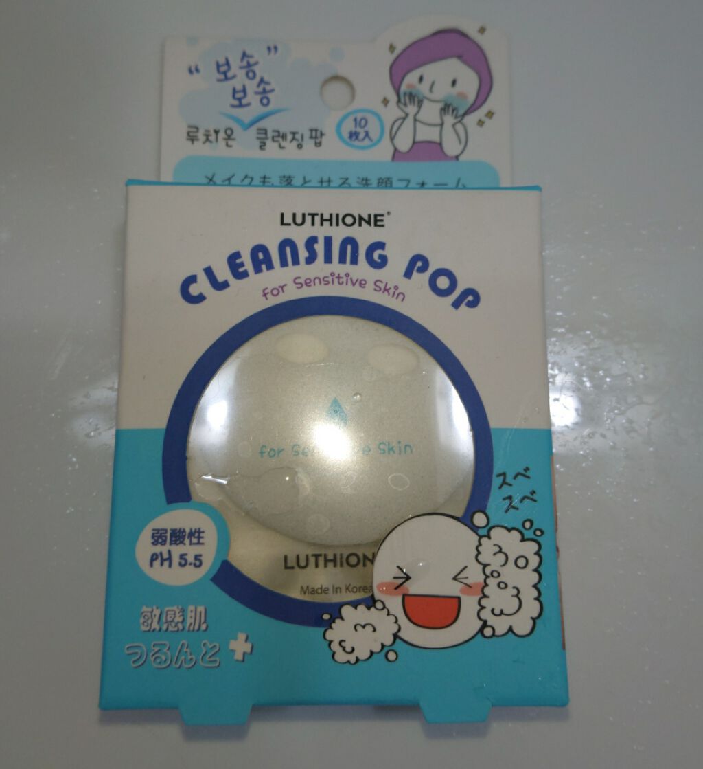 クレンジングポップ敏感肌/ルチオン/クレンジングクリームを使ったクチコミ(1枚目)