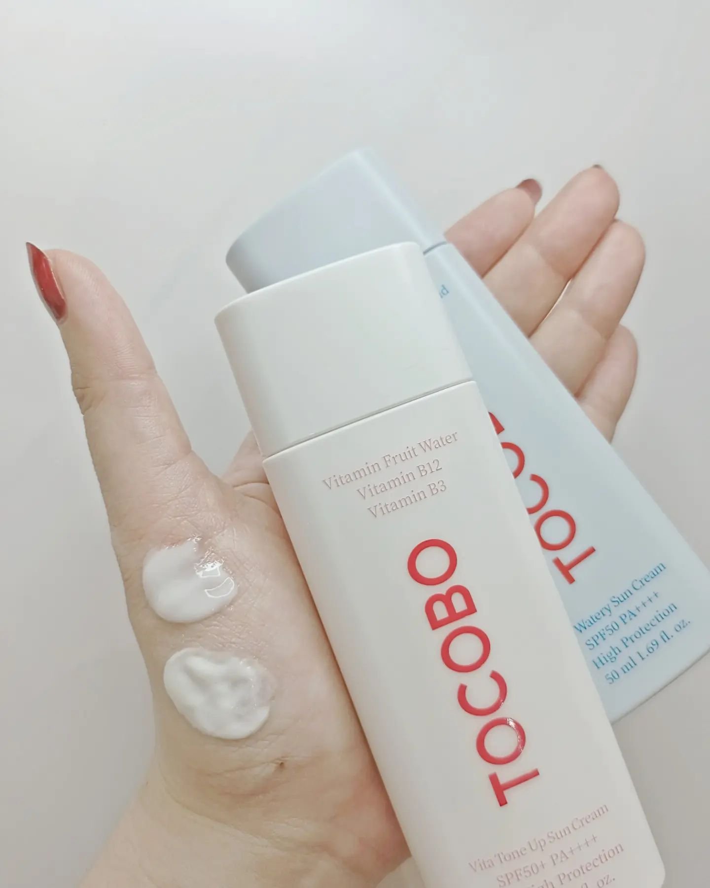 バイオウォータリーサンクリーム/TOCOBO/日焼け止めクリームを使ったクチコミ（3枚目）