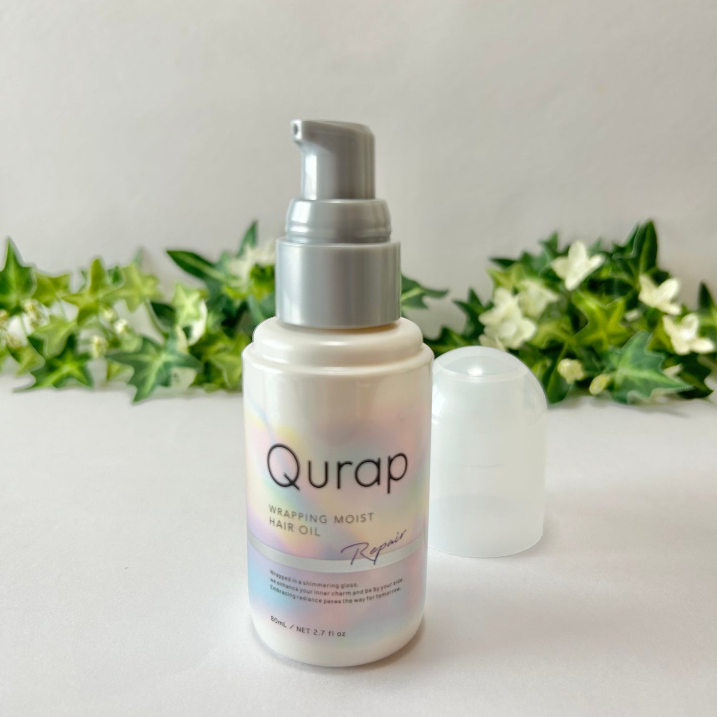 ラッピングモイストヘアオイル/Qurap/ヘアオイルを使ったクチコミ(1枚目)