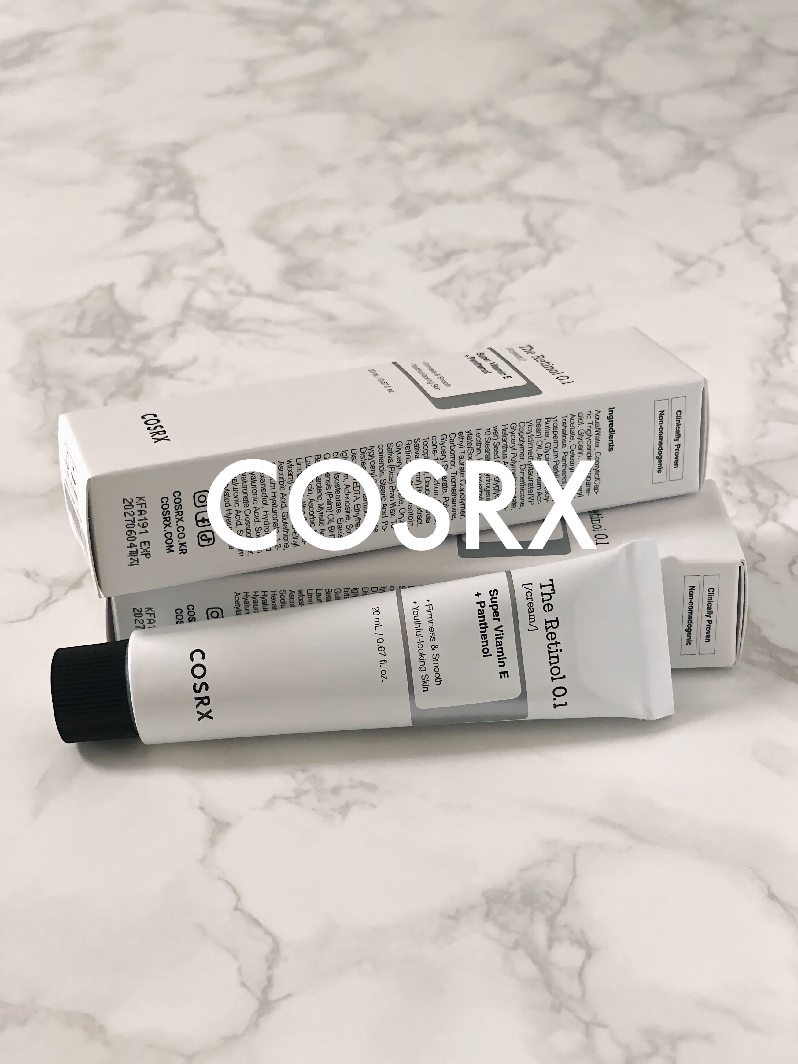 COSRX
RXザ・レチノール0.1クリーム 20mL

前回使って良かったのでリピート購入ˊ˗
使用してから約2ヶ月経過
レチノール特有の赤み、皮ムケ等の
A反応は落ち着いて3日置きに使用中です
徐々にですが肌のハリ感やくすみが
良くなっ