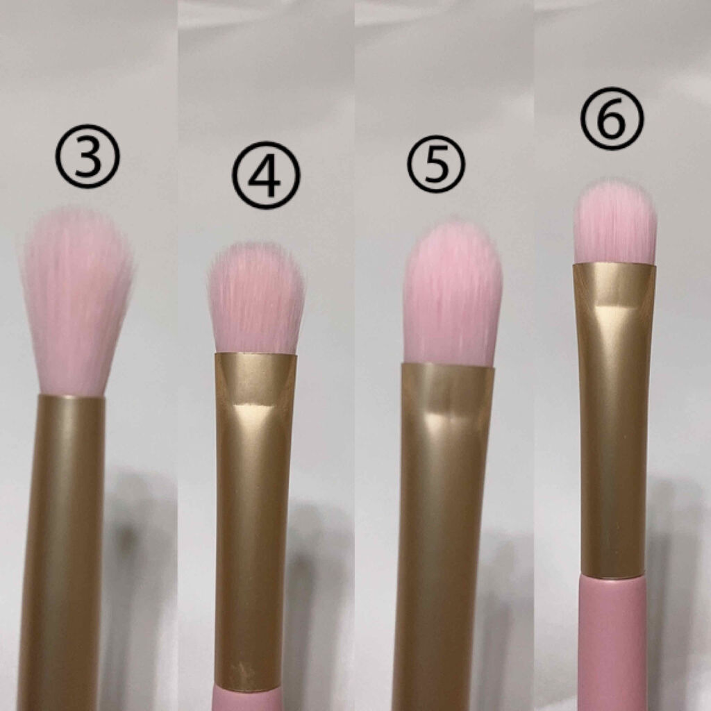 【DAISO✖TGC】メイクブラシ/DAISO/メイクブラシを使ったクチコミ（3枚目）