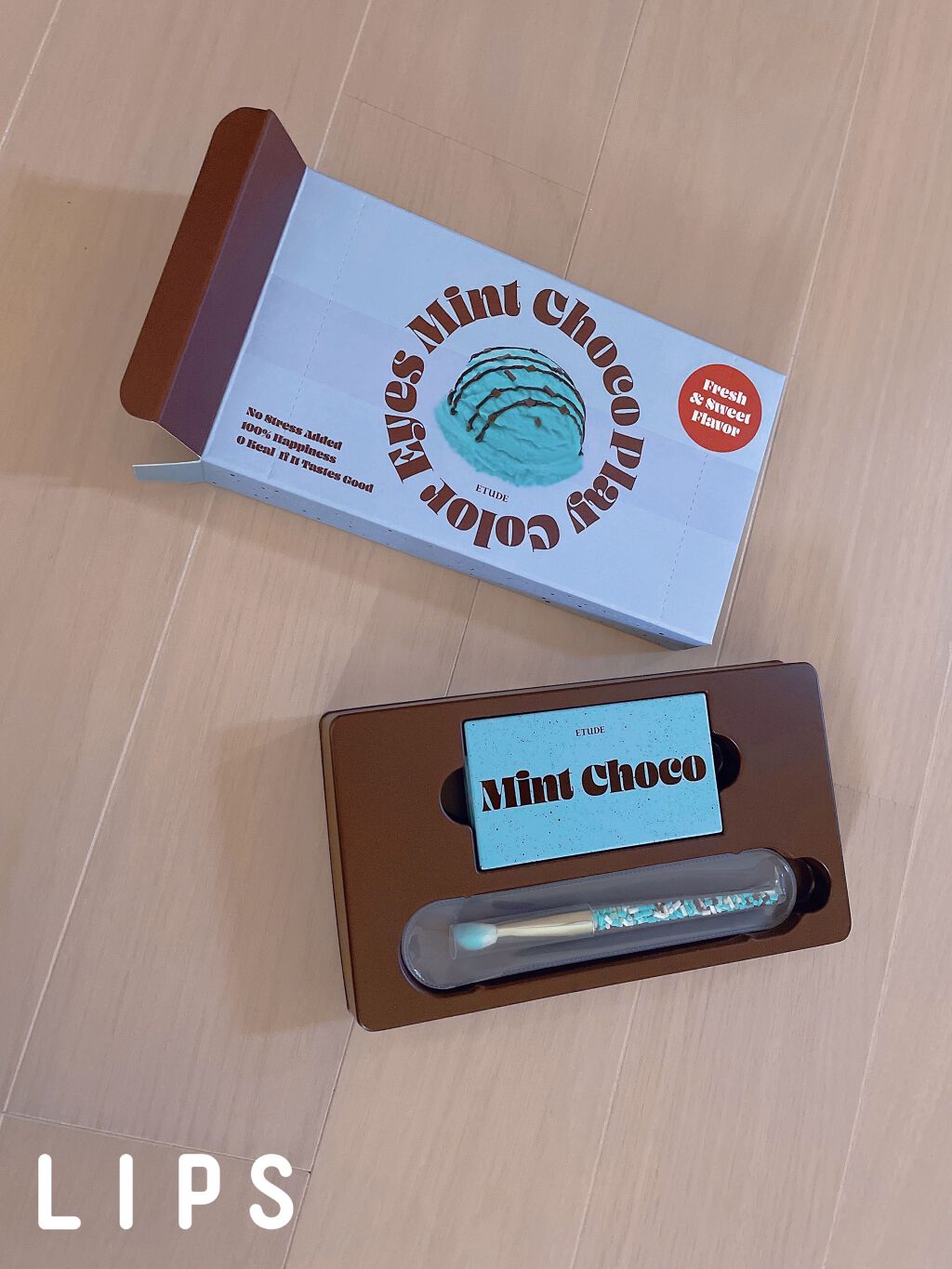 チョコミント スペシャルキット/ETUDE/メイクアップキットを使ったクチコミ（3枚目）