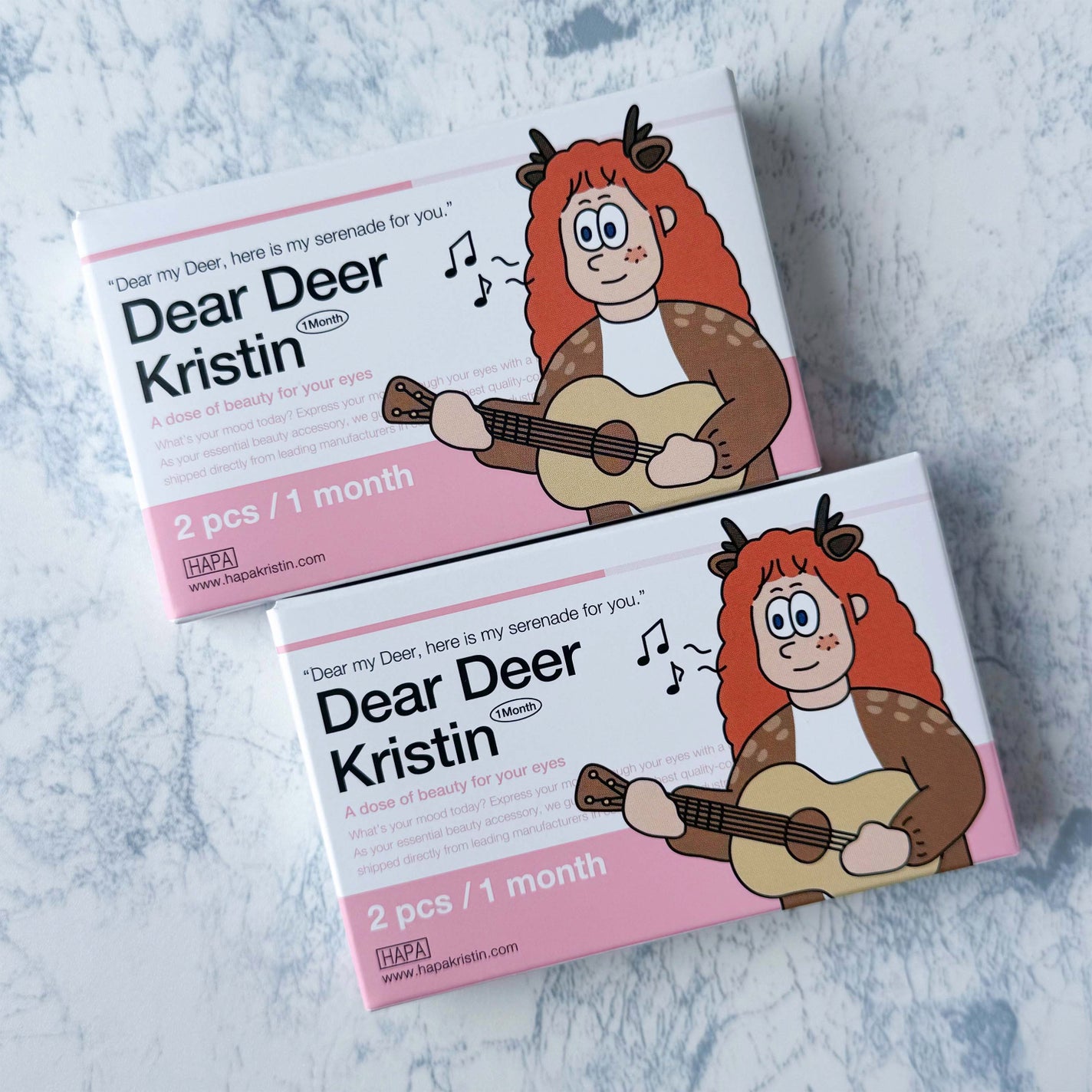 Dear Deer Kristen 1month/Hapa kristin/ワンデー(1DAY)カラコンを使ったクチコミ(5枚目)