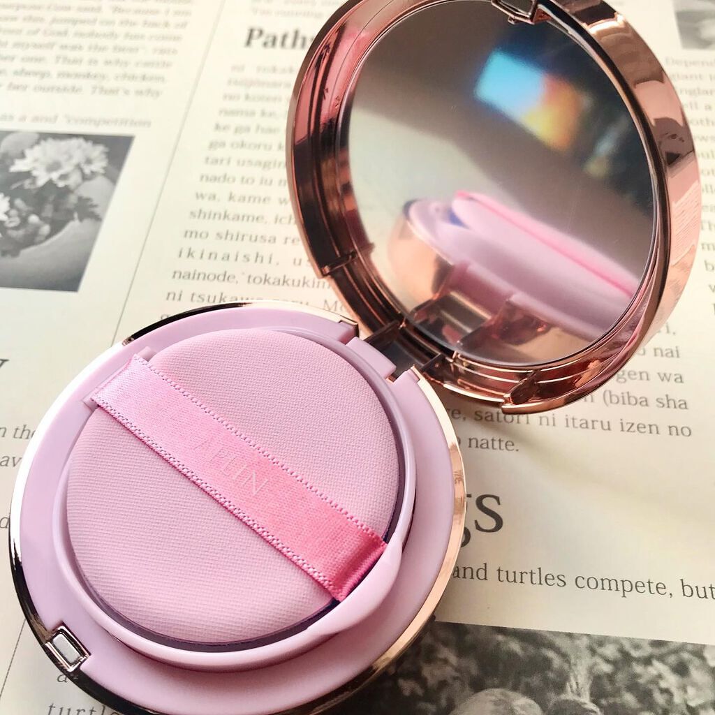 ピンクティーツリーカバークッション/APLIN/クッションファンデーションを使ったクチコミ(2枚目)