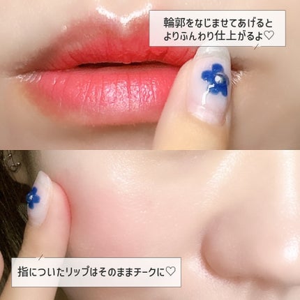 ライトオンベルベットティント/ネイチャーリパブリック/リップティントを使ったクチコミ(5枚目)