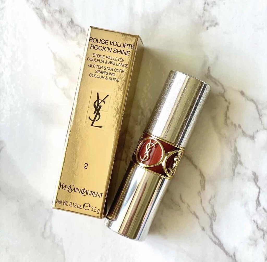 ルージュ ヴォリュプテ ロックシャイン/YVES SAINT LAURENT BEAUTE/口紅を使ったクチコミ(2枚目)