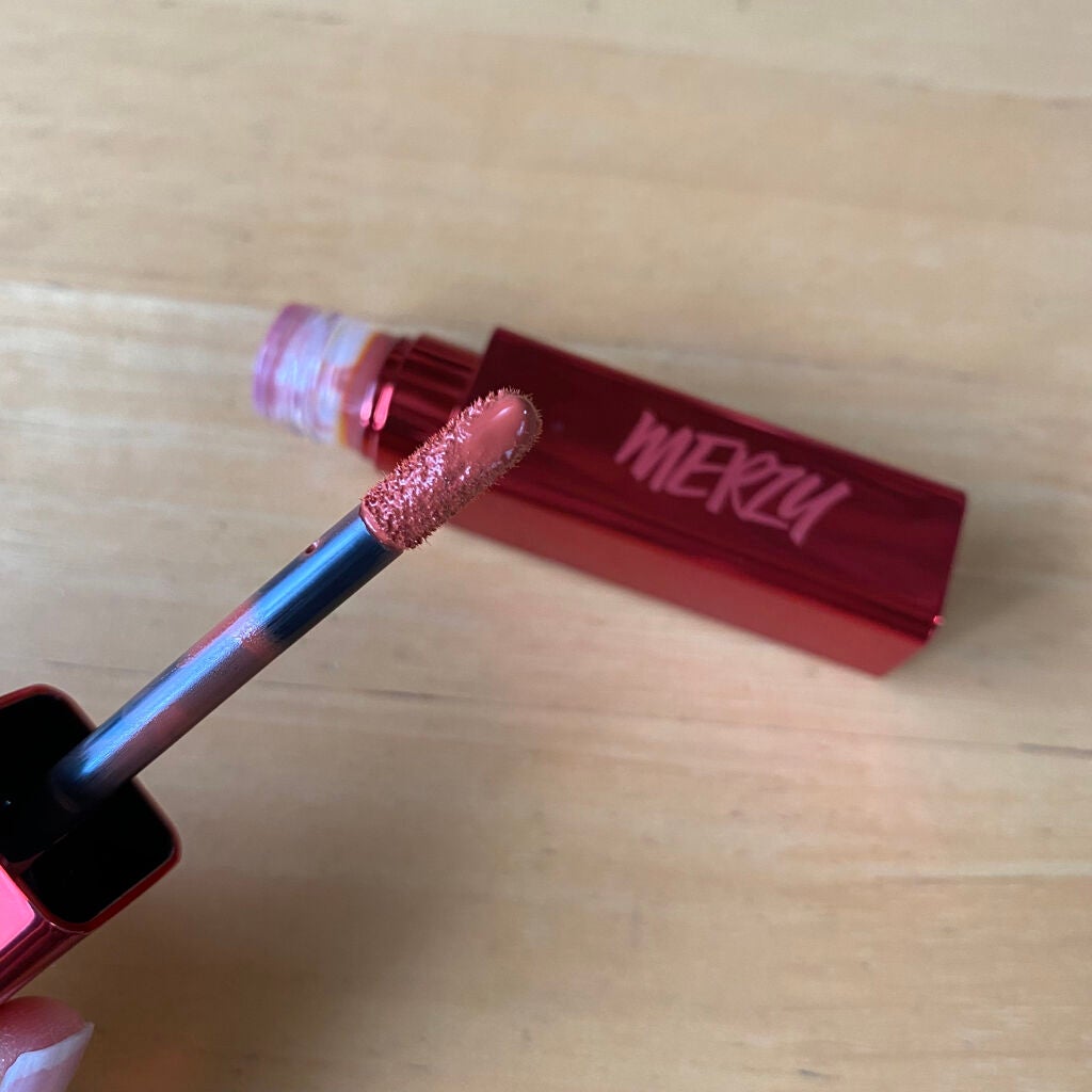 ザ ファースト ベルベット ティント シーズン3/MERZY/リップティントを使ったクチコミ(2枚目)