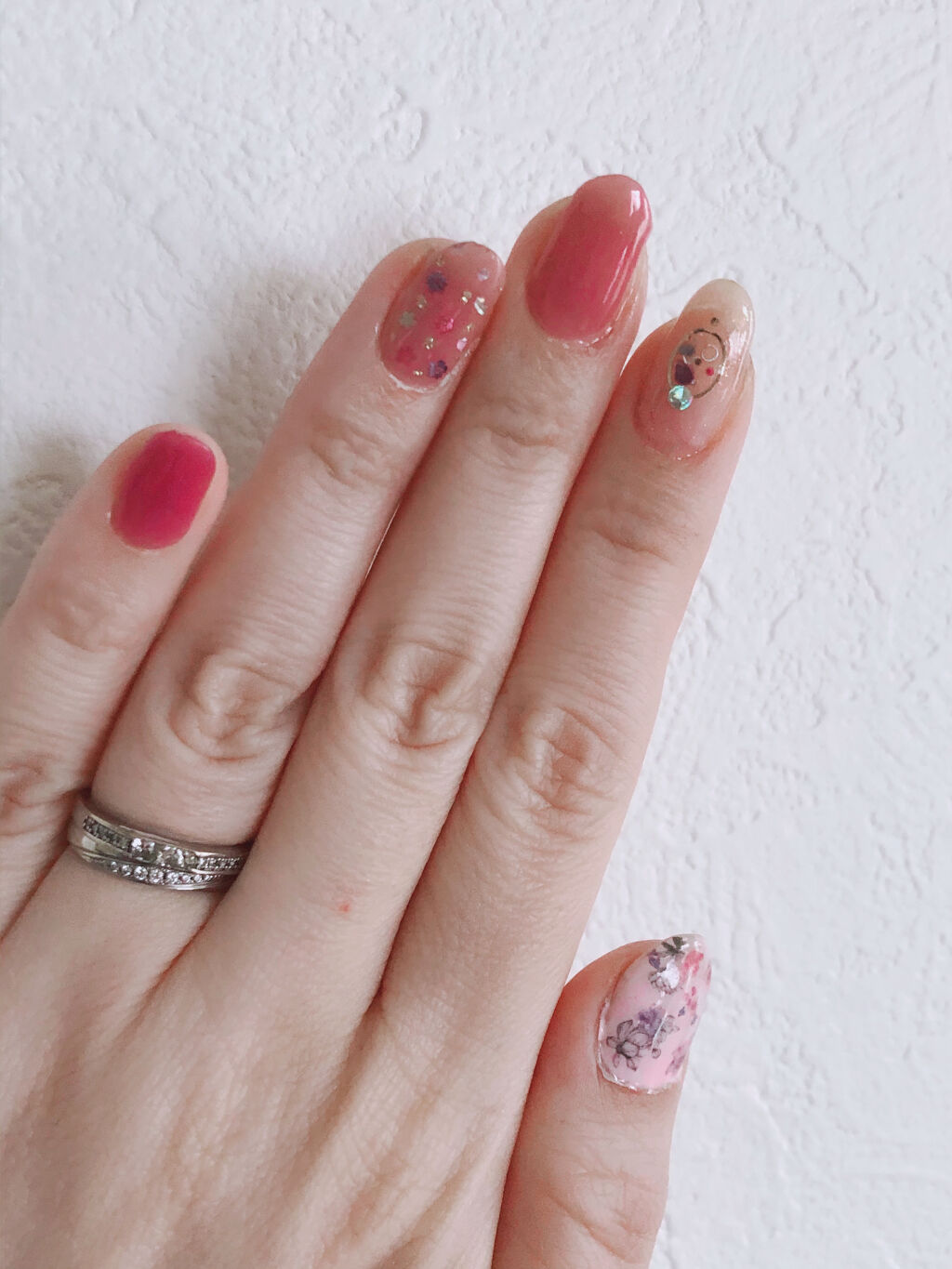 ネイルシール/セリア/ネイルシールを使ったクチコミ（3枚目）