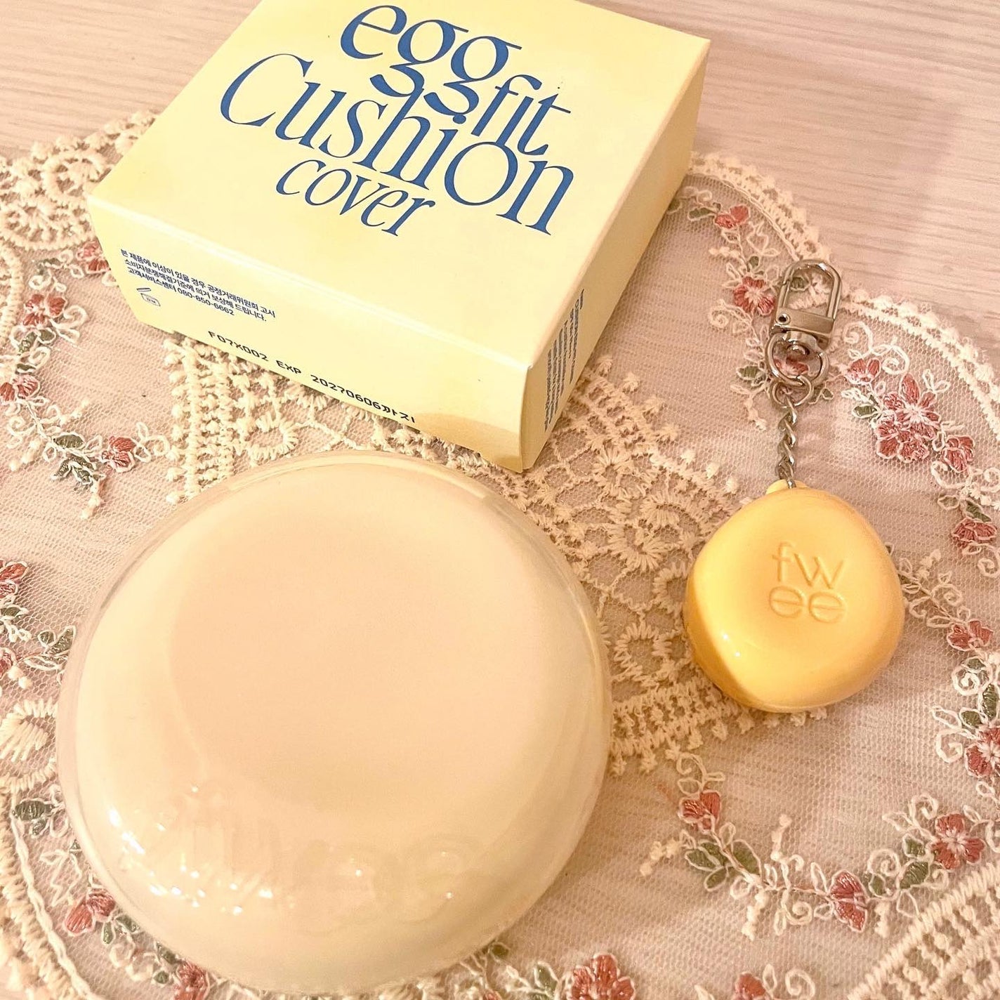 フィー クッションエッグフィットカバー/fwee/クッションファンデーションを使ったクチコミ(1枚目)