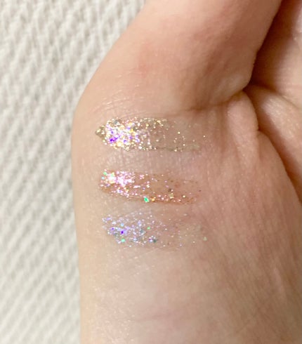 リキッド グリッター シャドウ/rom&nd/グリッターを使ったクチコミ(3枚目)