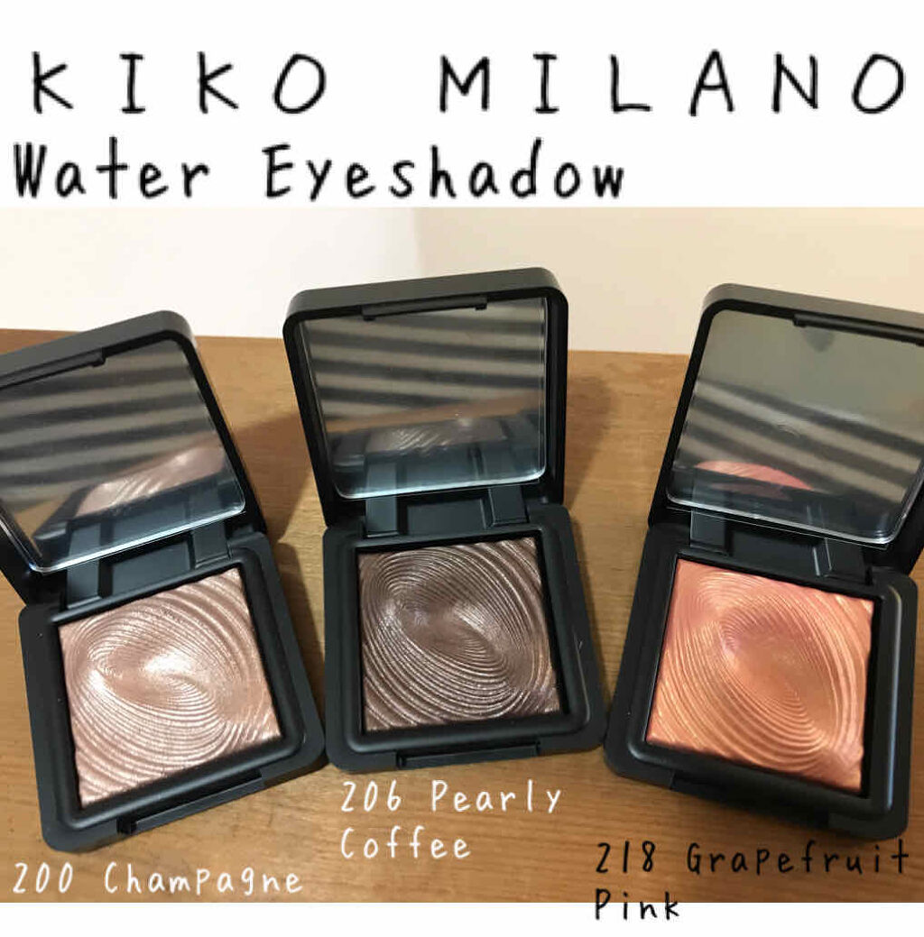 ウォーターアイシャドウ/KIKO/単色アイシャドウを使ったクチコミ（1枚目）