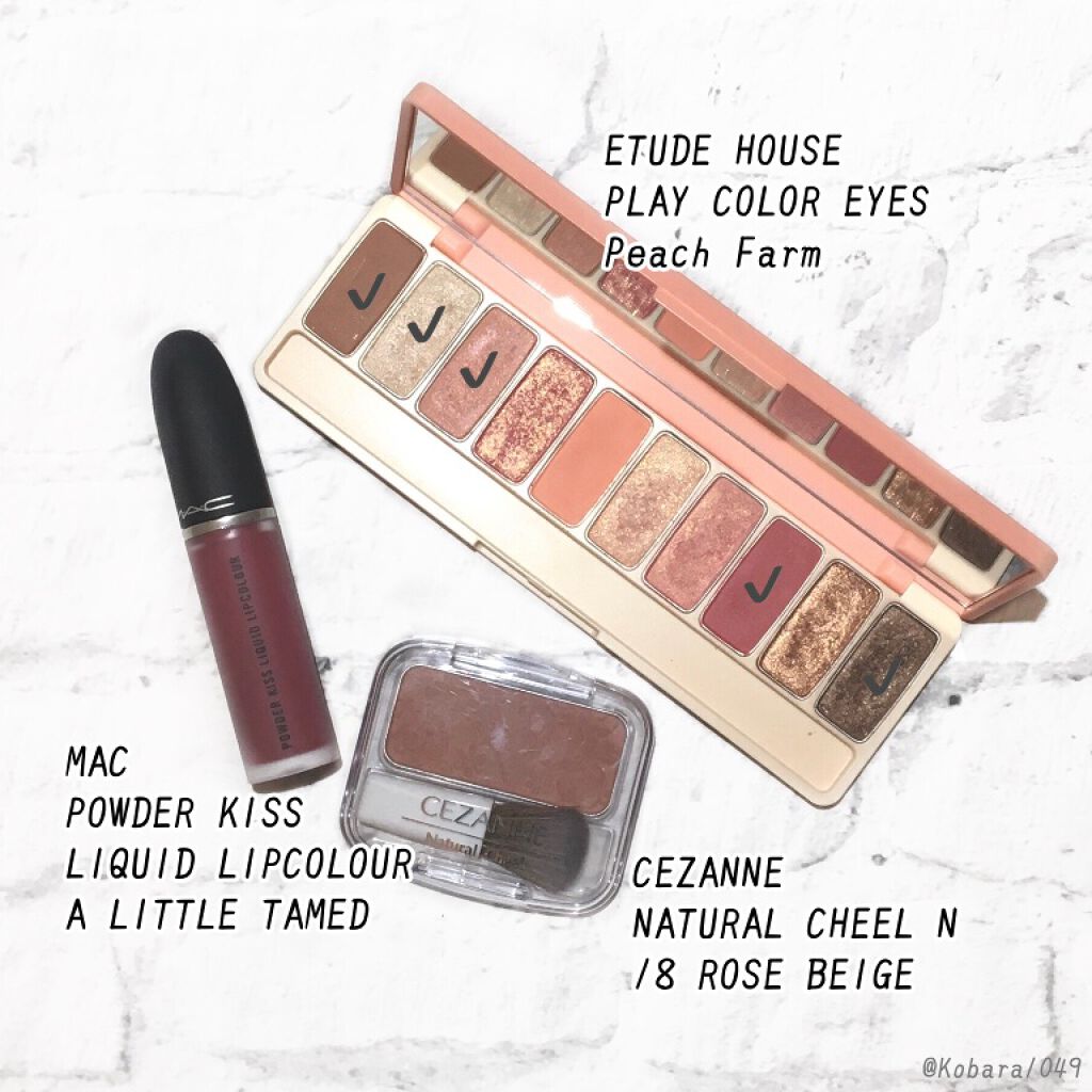 パウダー キス リキッド リップカラー ア リトル テームド/M・A・C/口紅を使ったクチコミ（3枚目）