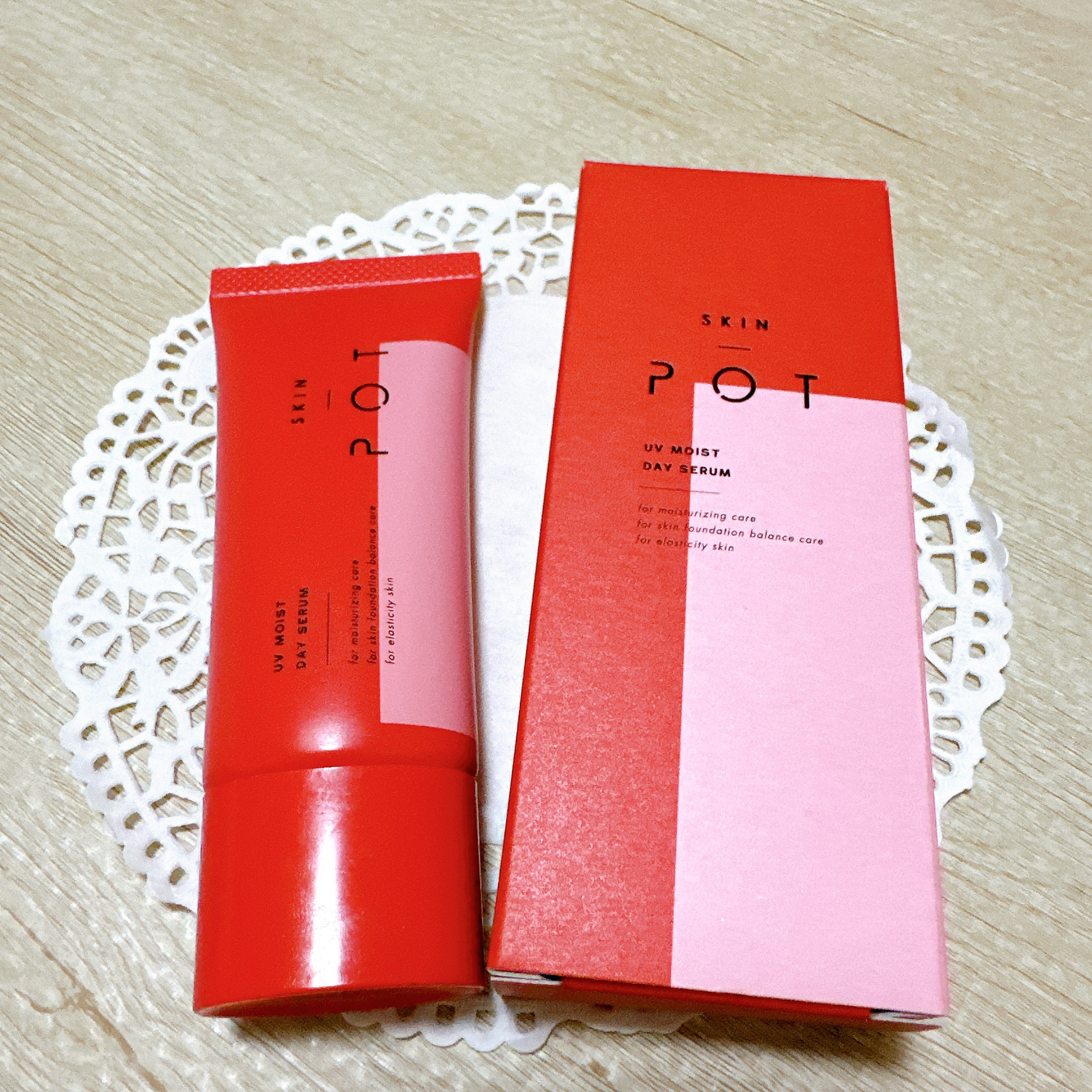 UVモイストデイセラム/SKIN POT/日焼け止めローションを使ったクチコミ（2枚目）