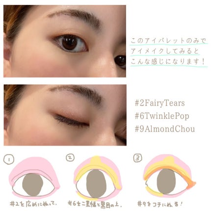 ワンピックアイシャドウパレット/APLIN/アイシャドウパレットを使ったクチコミ(10枚目)