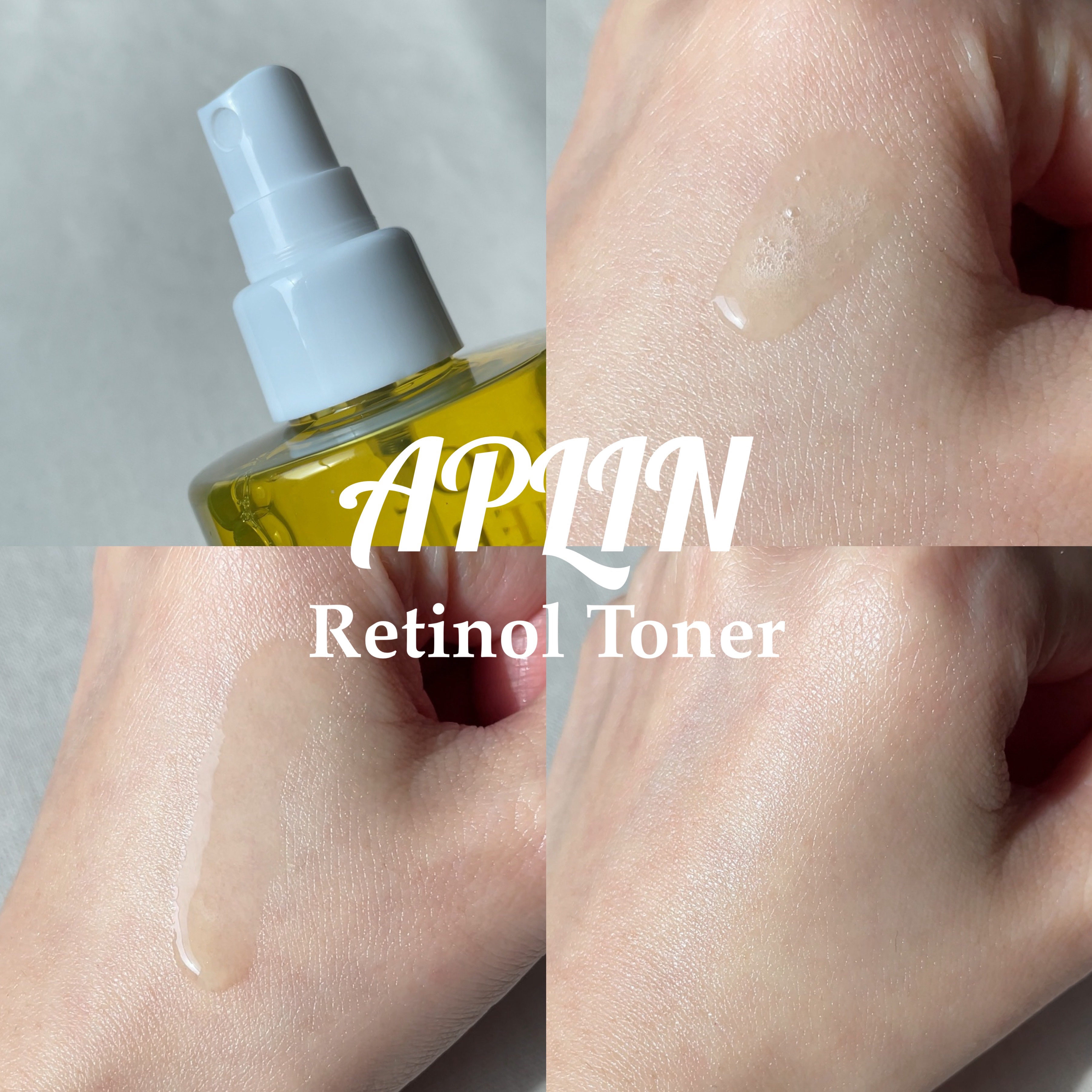 レチノールトナー/APLIN/ミスト状化粧水を使ったクチコミ（3枚目）