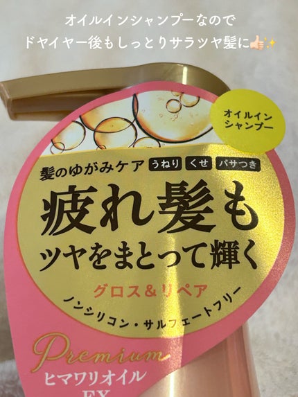 オイルインシャンプー/オイルインコンディショナー (グロス&リペア)/ディアボーテ/市販シャンプーを使ったクチコミ(2枚目)