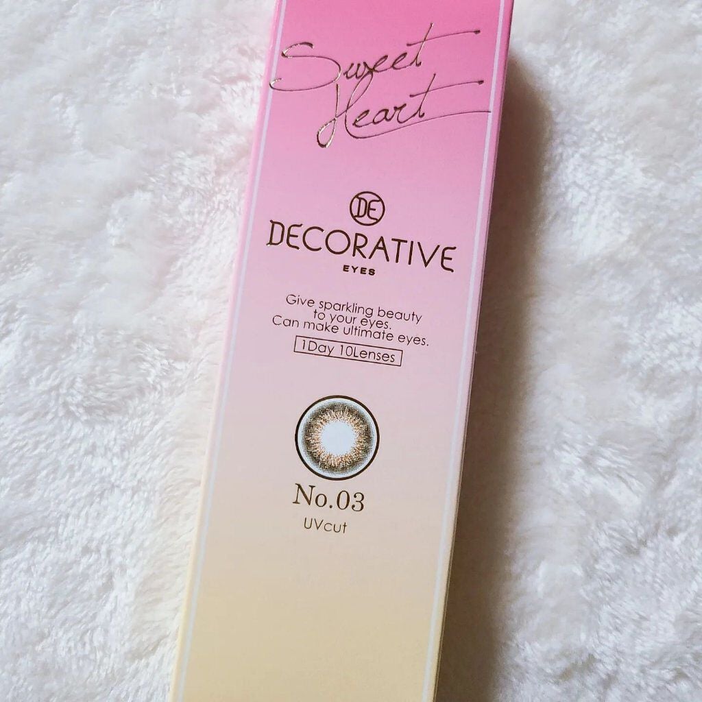 デコラティブアイズ UVモイスト/Decorative Eyes/カラーコンタクトレンズを使ったクチコミ(2枚目)