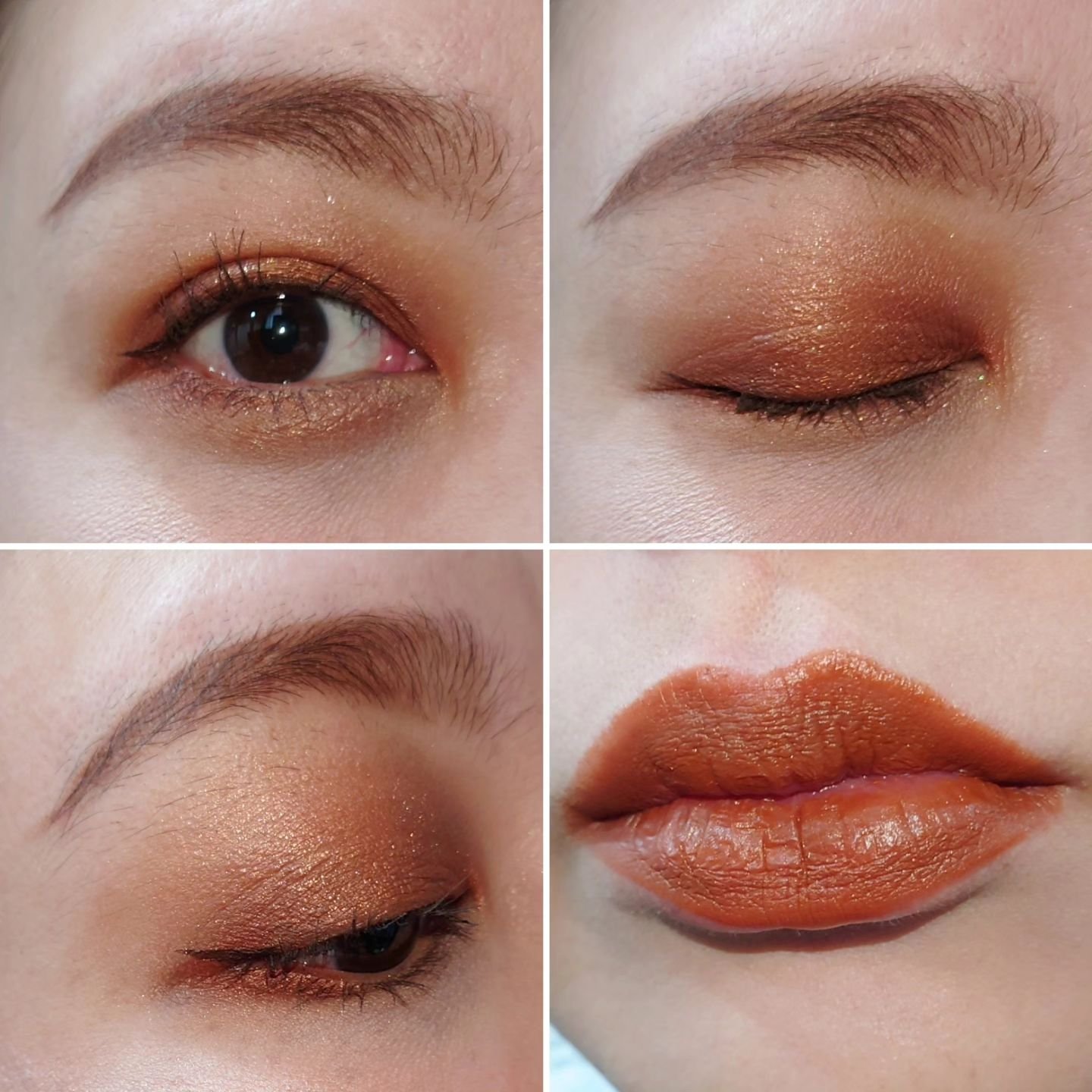 RMK シンクロマティック アイシャドウパレット EX-06 ヴァイブラント（数量限定）/RMK/アイシャドウパレットを使ったクチコミ（2枚目）