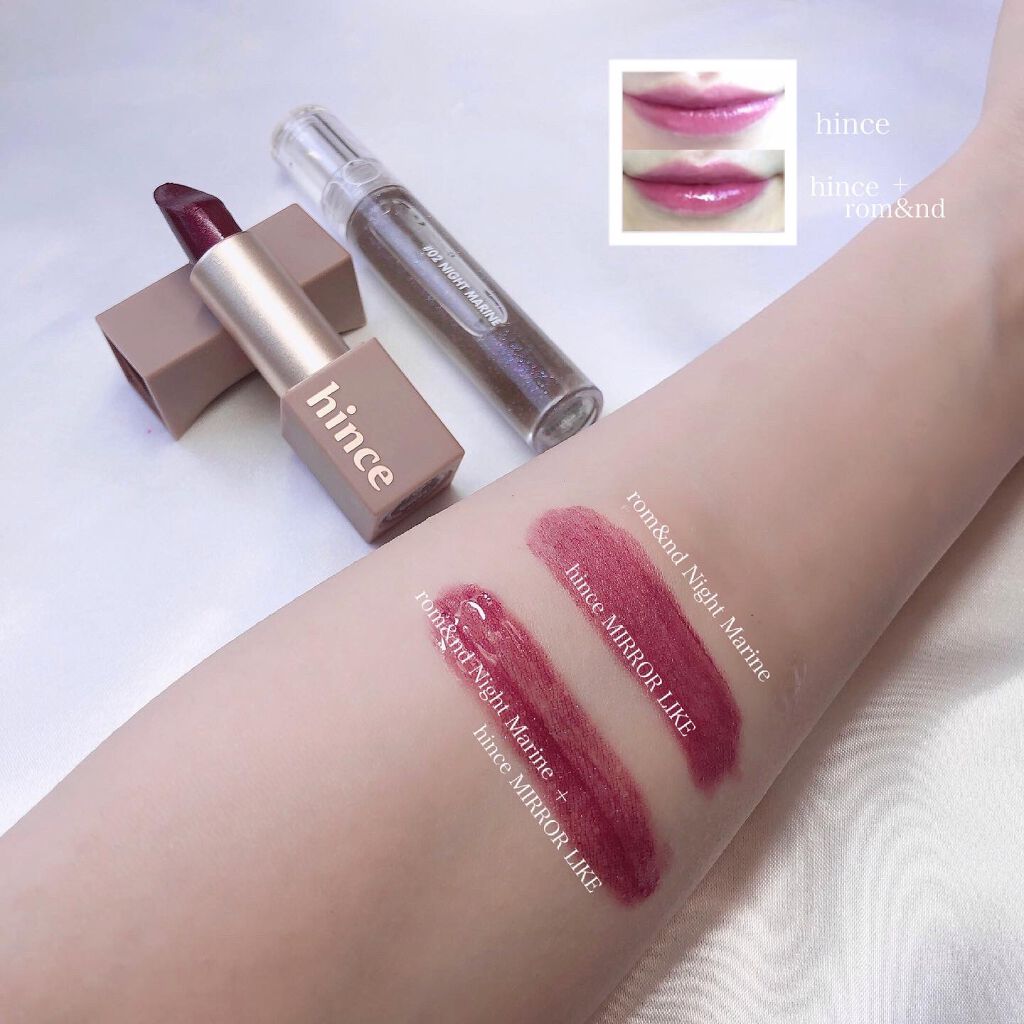 ムードインハンサーシアー/hince/口紅を使ったクチコミ(4枚目)