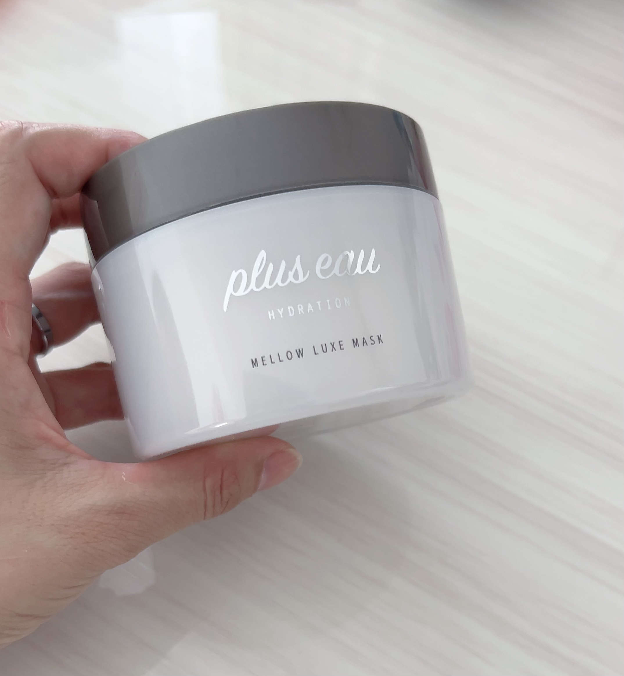  プリュスオー メロウリュクスマスク ジャータイプ/plus eau/ヘアマスク・ヘアパックを使ったクチコミ（1枚目）