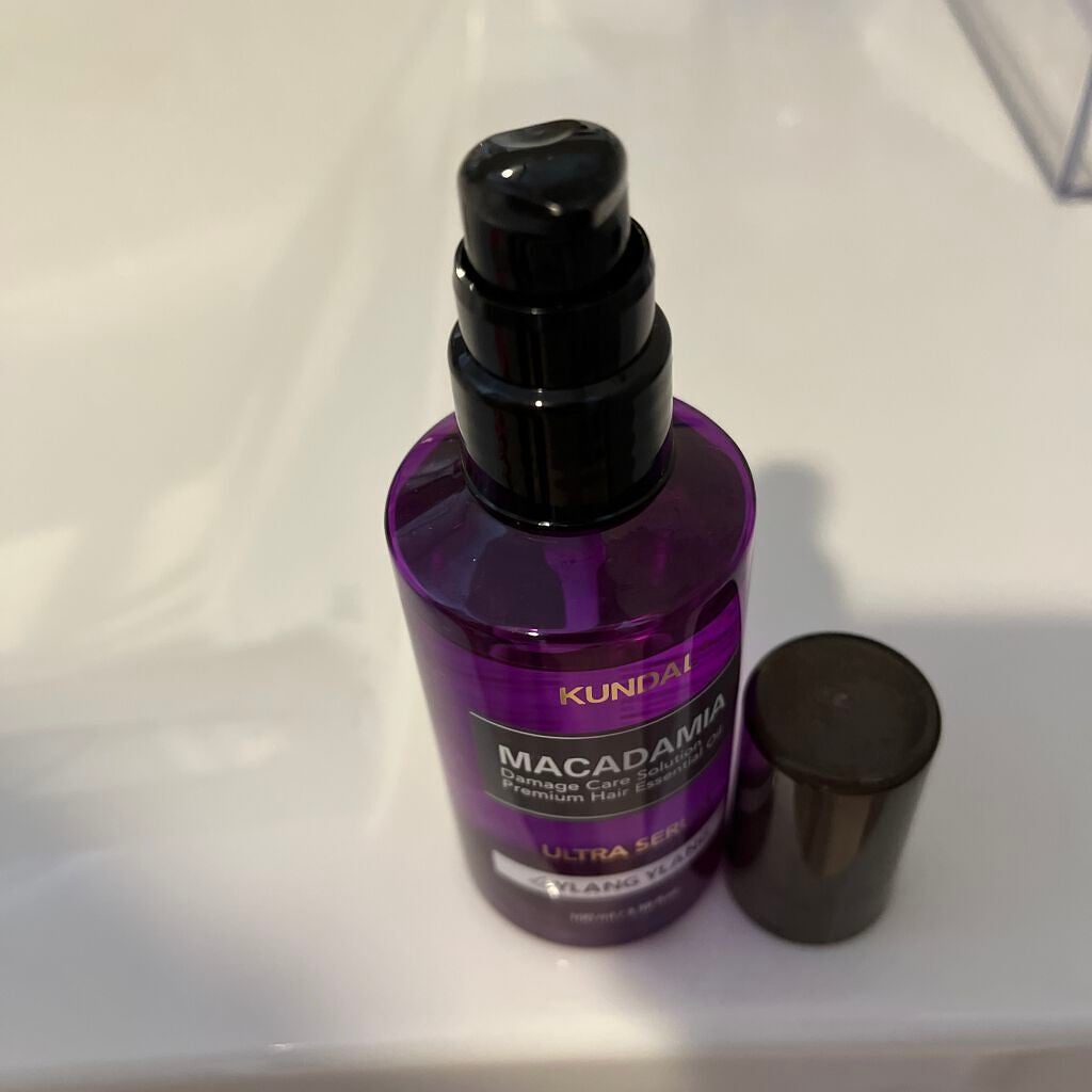 クンダル マカダミア ウルトラヘアセラム /KUNDAL/ヘアオイルを使ったクチコミ(1枚目)