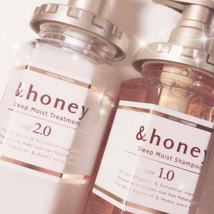 ディープモイスト シャンプー1.0/ヘアトリートメント2.0/&honey/市販シャンプーを使ったクチコミ(1枚目)
