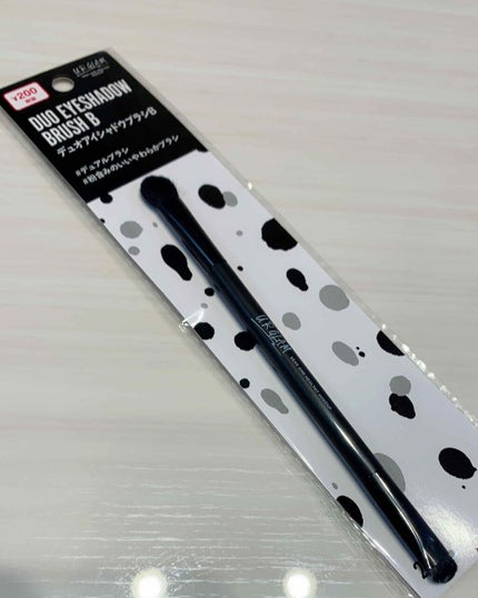 UR GLAM DUO EYESHADOW BRUSH A(デュオアイシャドウブラシA)/U R GLAM/メイクブラシを使ったクチコミ(1枚目)