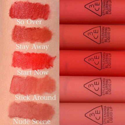 3CE BLURRING LIQUID LIP/3CE/口紅を使ったクチコミ(3枚目)