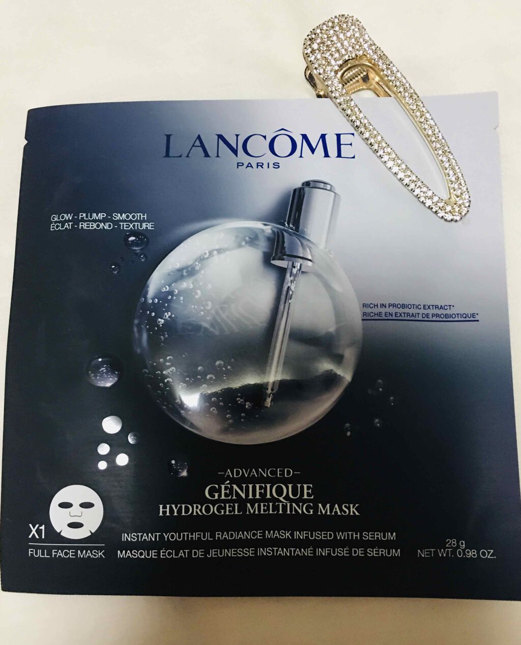 ジェニフィック アドバンスト ハイドロジェル メルティングマスク/LANCOME/シートマスク・パックを使ったクチコミ(1枚目)