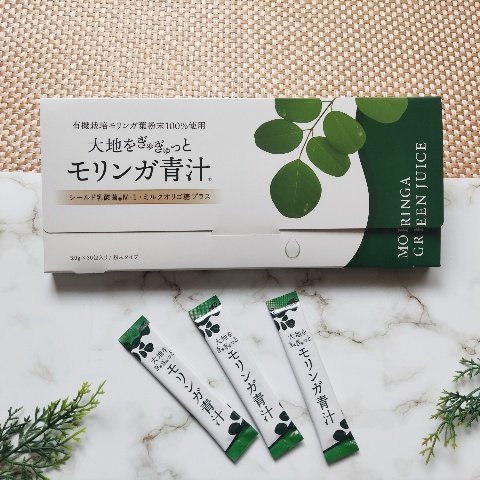 大地をぎゅぎゅっとモリンガ青汁/SAIAS/青汁を使ったクチコミ（3枚目）