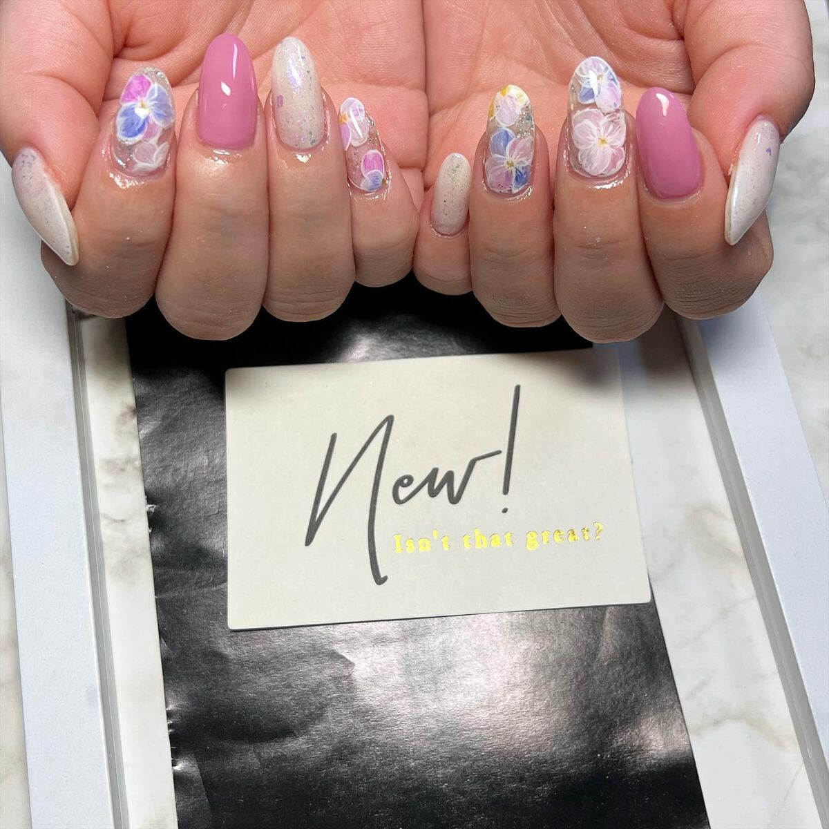 cst on LIPS 「#おまかせネイル#季節ネイル💅#ネイル好きな人と繋がりたい#美..」(3枚目)