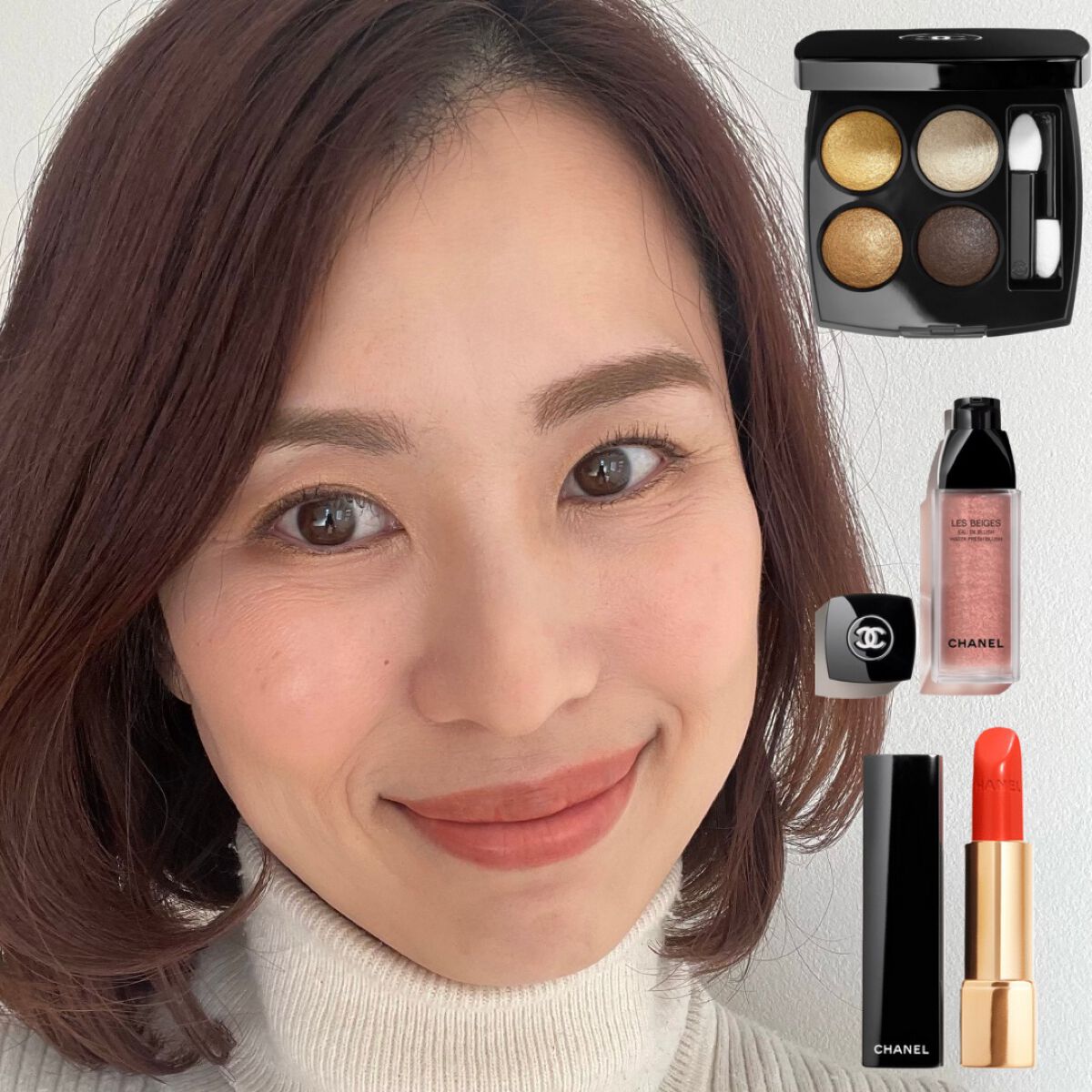 HIROMI アラフォーコスメ on LIPS 「【CHANELイエローゴールドメイク💄】久しぶりにレキャトルオ..」(1枚目)