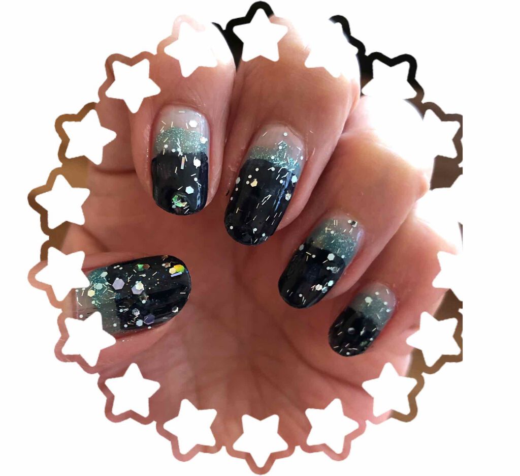 セリア ATフレークネイルグリッター/セリア/マニキュアを使ったクチコミ（1枚目）