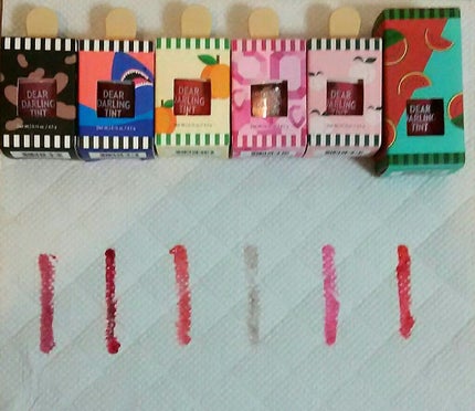 ディアダーリン ウォータージェルティント (アイスティント)/ETUDE/口紅を使ったクチコミ(2枚目)