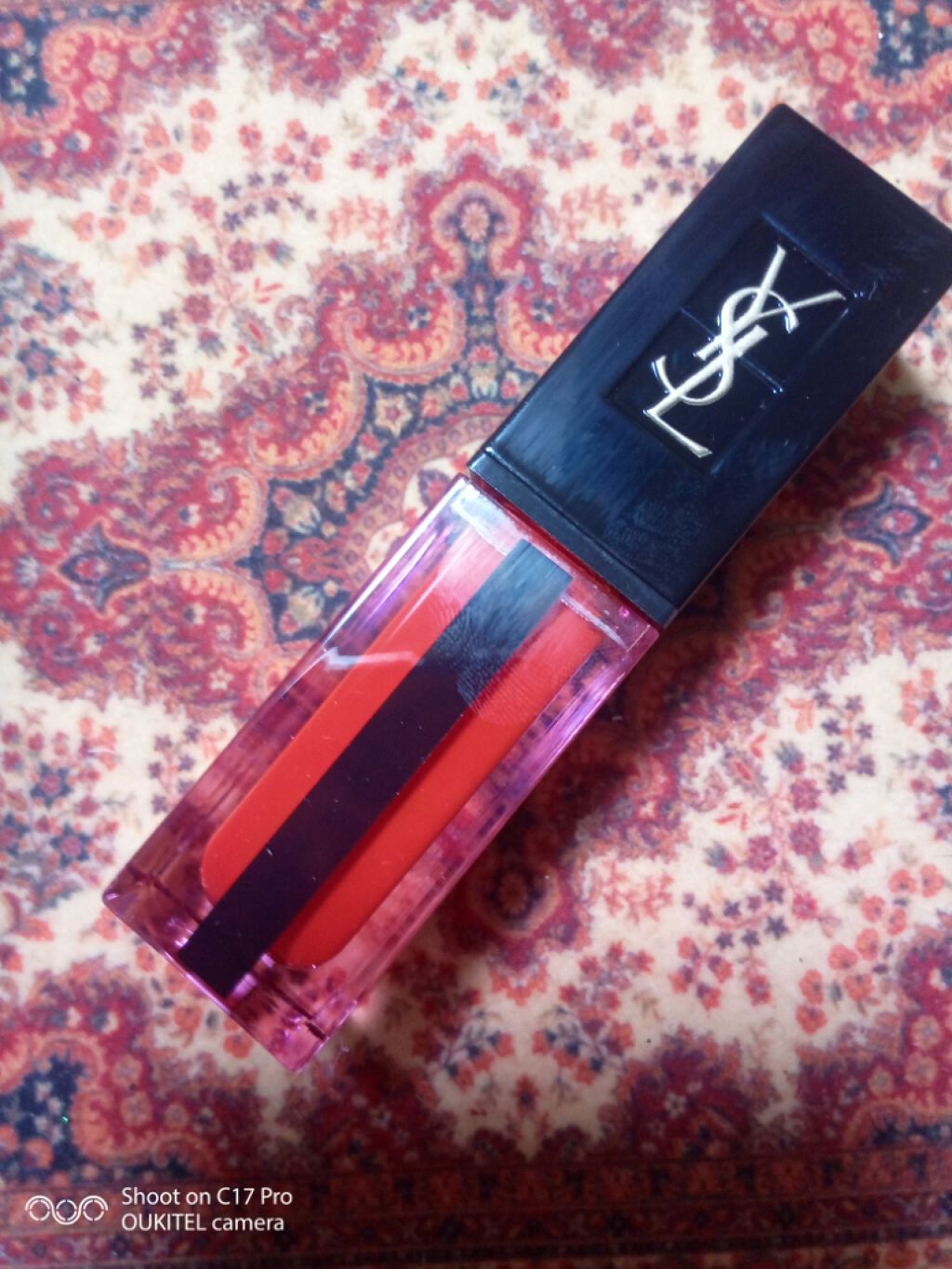 ルージュ ピュールクチュール ヴェルニ ウォーターステイン/YVES SAINT LAURENT BEAUTE/口紅を使ったクチコミ(1枚目)