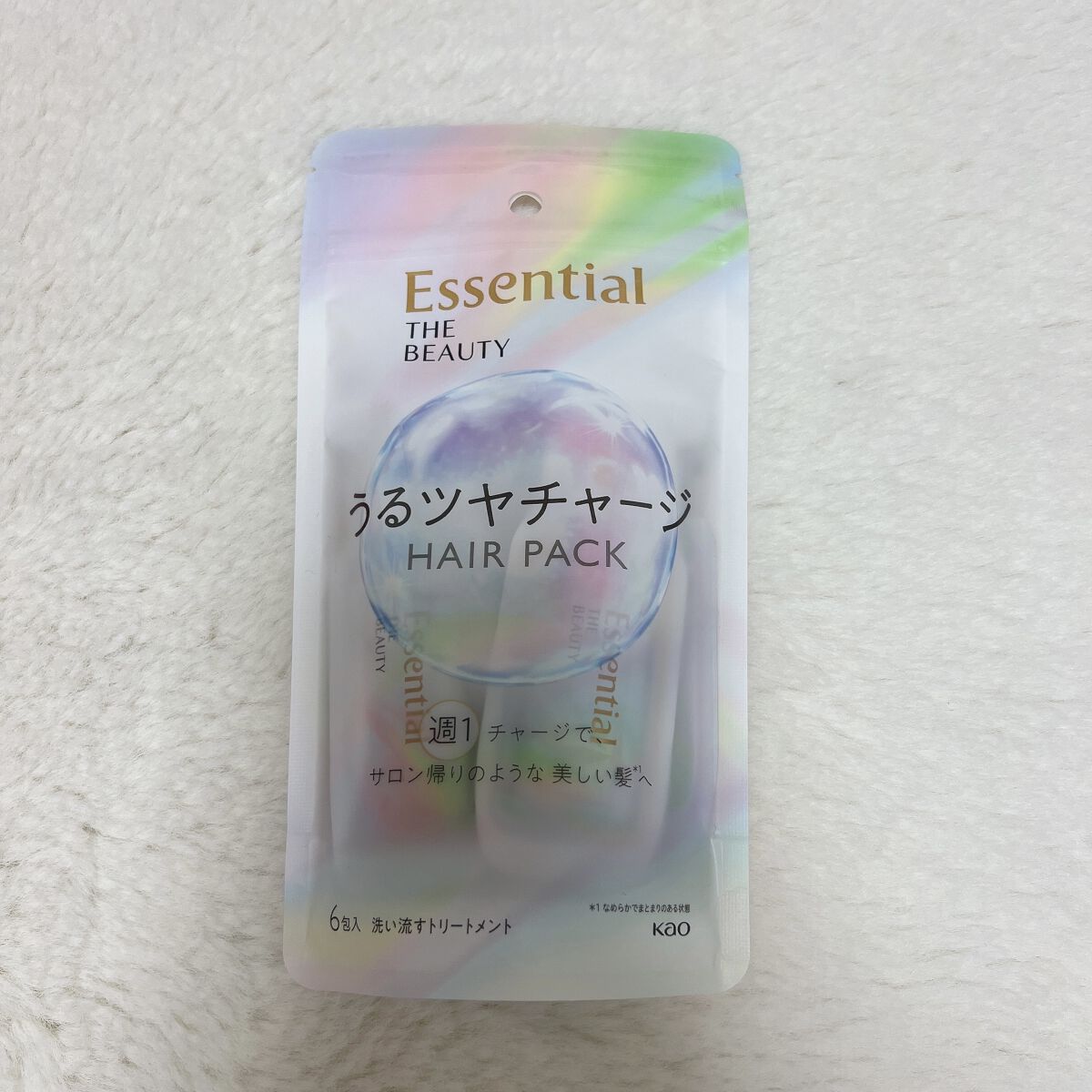 ザビューティ うるツヤチャージヘアパック/エッセンシャル/ヘアマスク・ヘアパックを使ったクチコミ（1枚目）