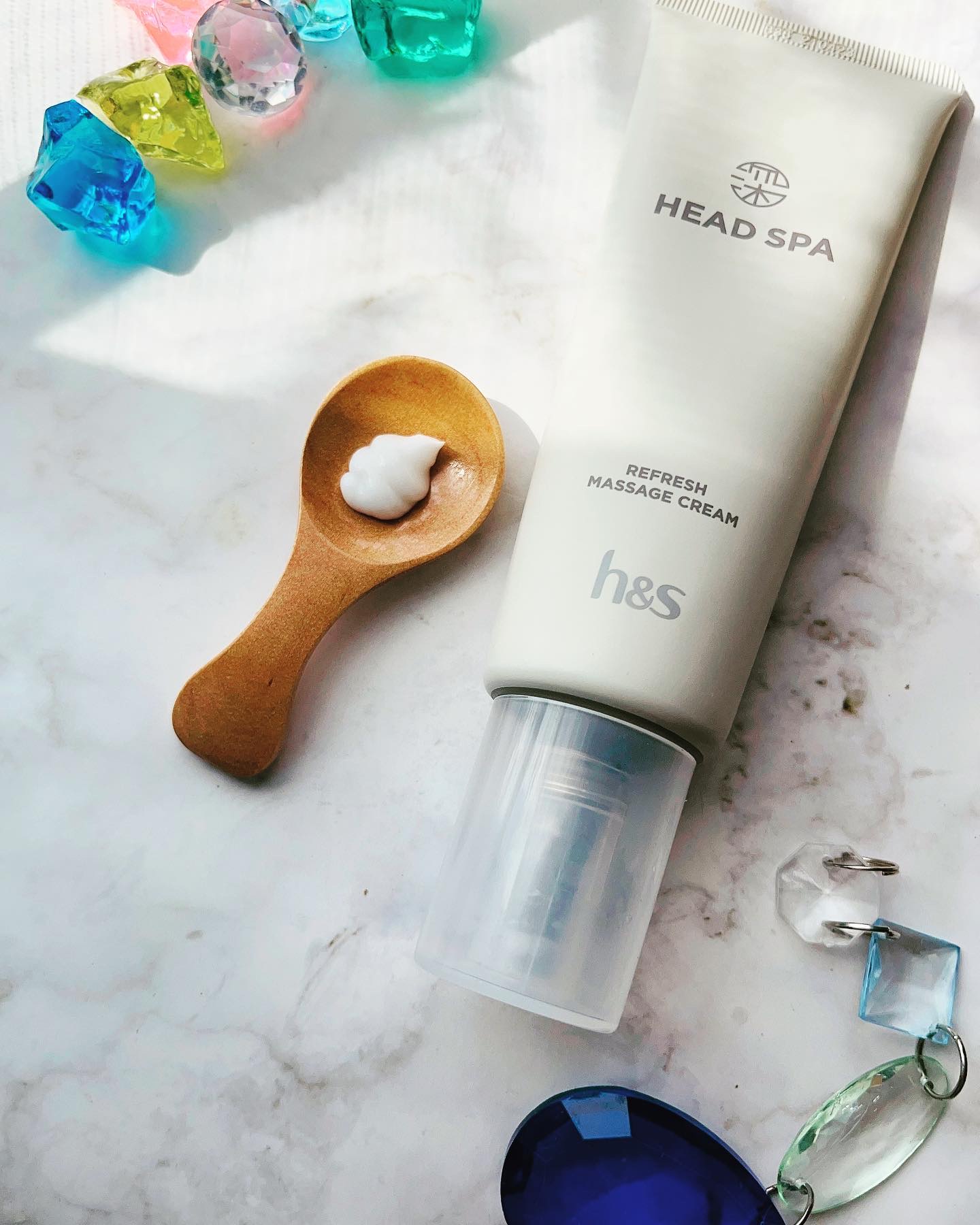 リフレッシュ マッサージクリーム/h&s/洗い流すヘアトリートメントを使ったクチコミ（3枚目）