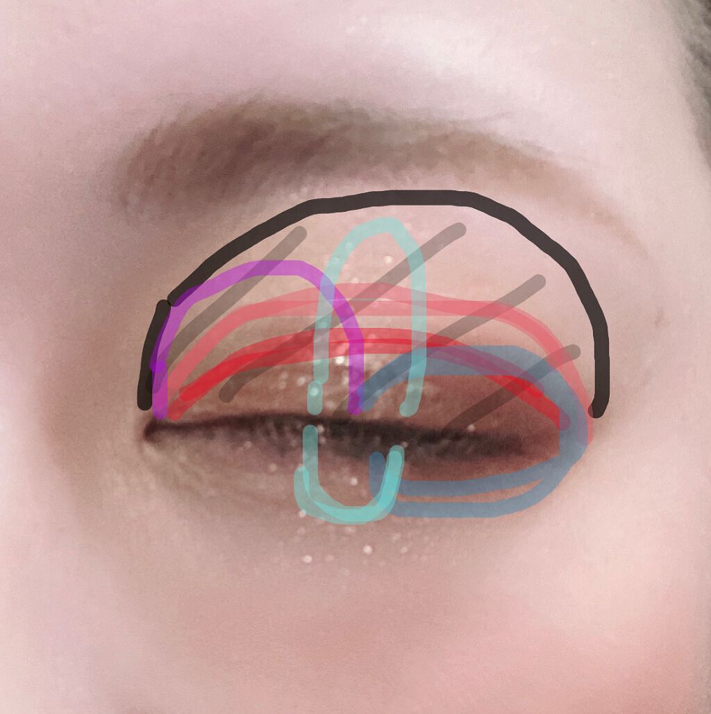 イルミクチュールシャドウ IC02 ハレーション/excel/ジェル・クリームアイシャドウを使ったクチコミ（3枚目）