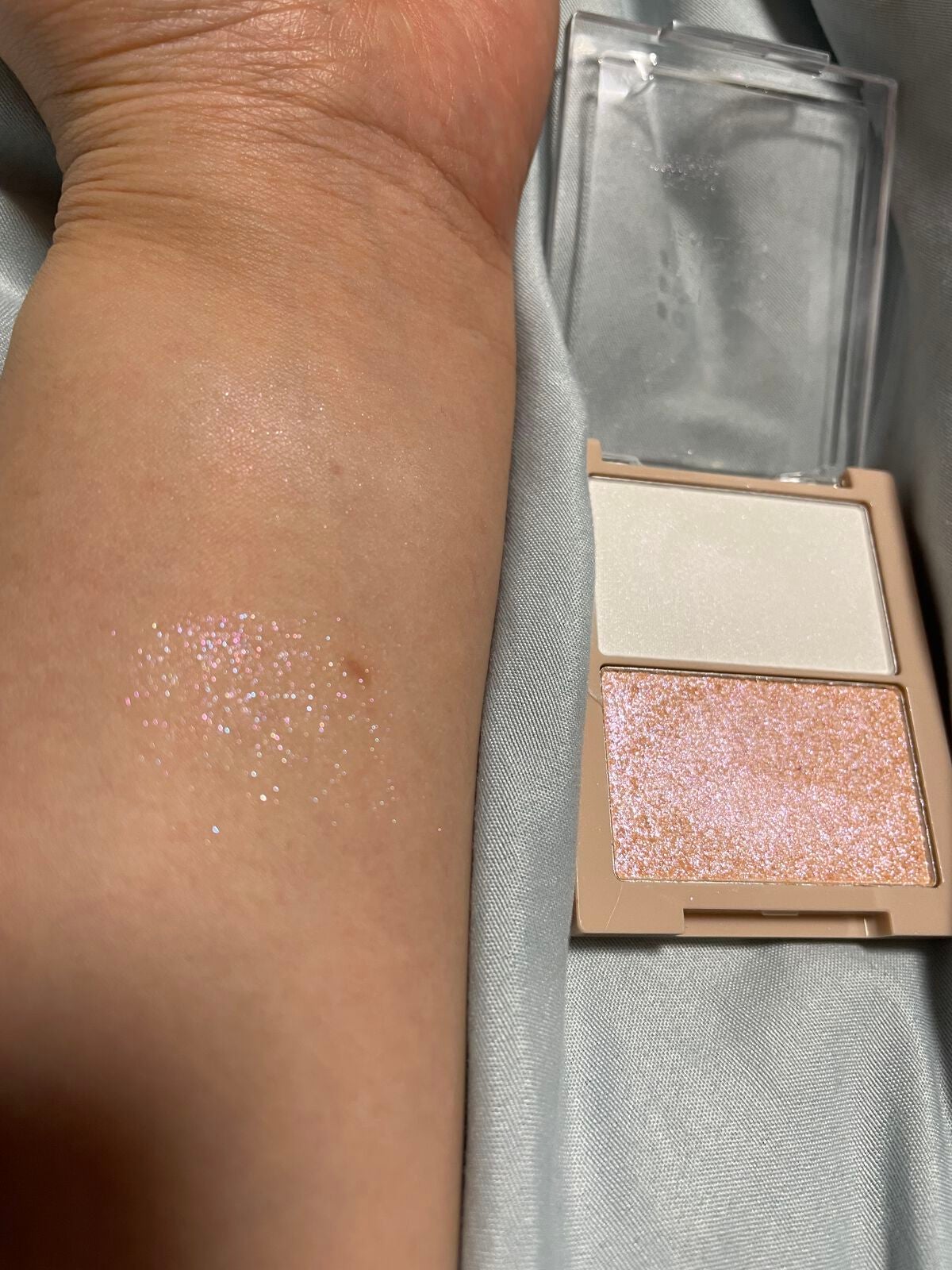 N&D パールハイライト/aZTK/パウダーハイライトを使ったクチコミ(1枚目)