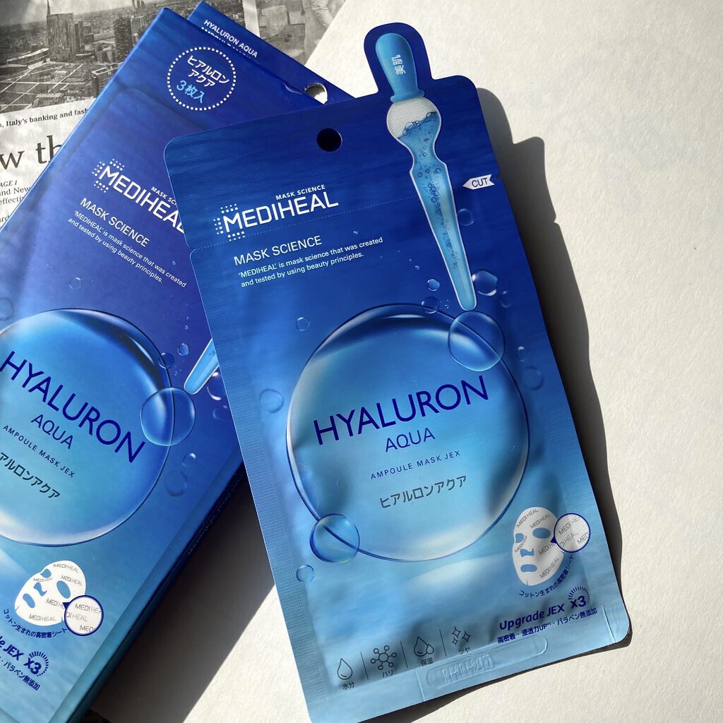 ヒアルロンアクアアンプルマスクJEX/MEDIHEAL/シートマスク・パックを使ったクチコミ（2枚目）