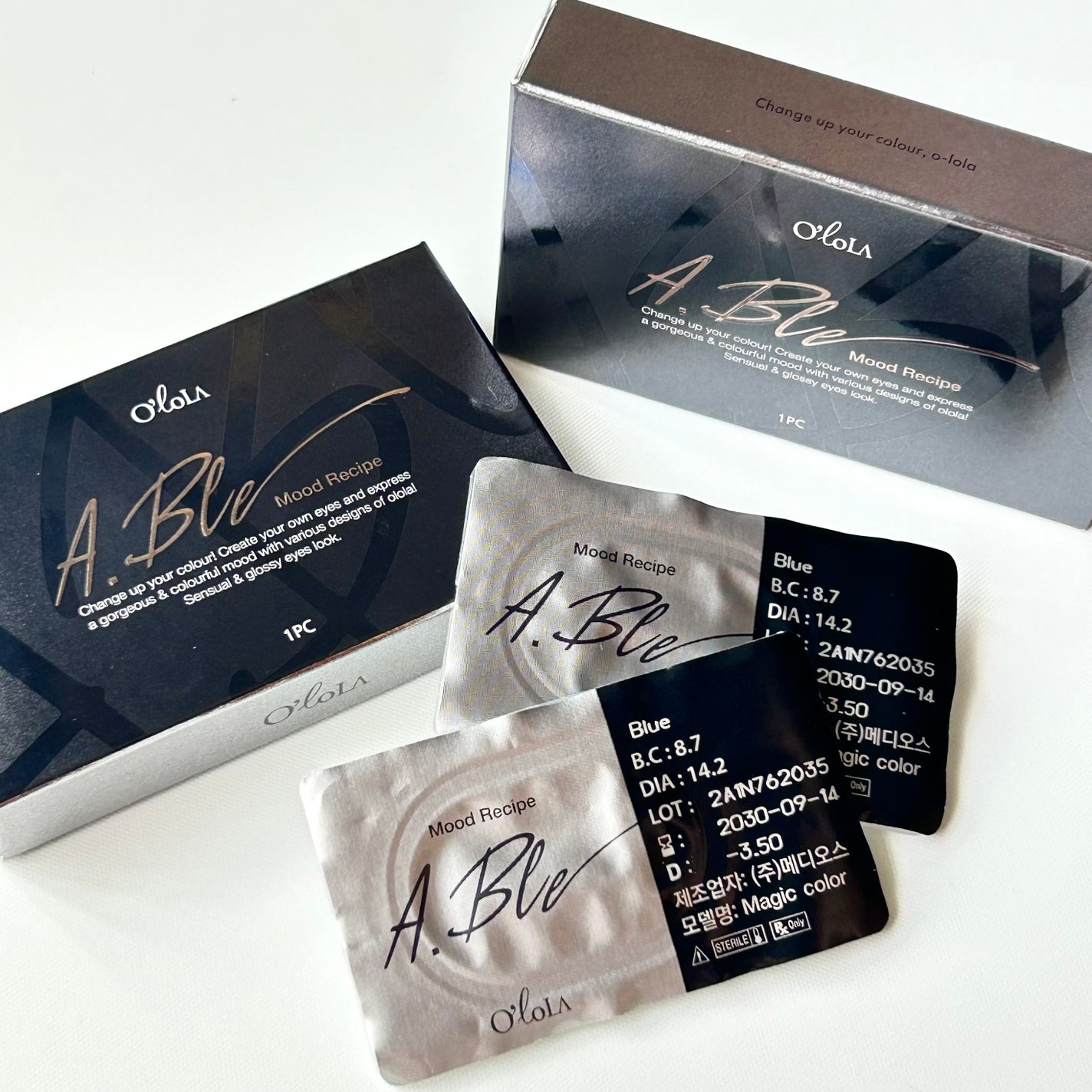 エーブルブルーマンスリー (A.BLE BLUE monthly)/OLOLA/1ヶ月(1MONTH)カラコンを使ったクチコミ(4枚目)