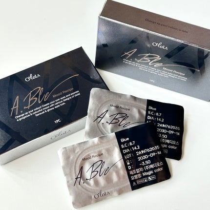 エーブルブルーマンスリー (A.BLE BLUE monthly)/OLOLA/1ヶ月(1MONTH)カラコンを使ったクチコミ(4枚目)